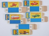 Group of 5 Matchbox E Boxes