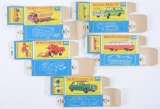 Group of 5 Matchbox F Boxes