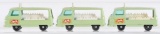 Group of 3 Matchbox No. 21 Commer Bottle Float Die-Cast Vehicles