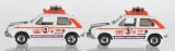 Group of 2 Hot Wheels Hare Splitter Die-Cast Vehicles