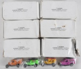 Group of 6 Boxes of Matchbox Ford Model A Die-Cast Cereal Cars