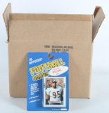 Full Shipping Box of Topps Football Cards