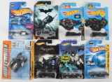 Group of 8 Batman Die-Cast Batmobiles in Original Packaging