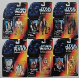 Group of 6 Star Wars Power of the Force Action Figures