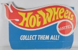 Hot Wheels Die Cut Advertising Cardboard Sign