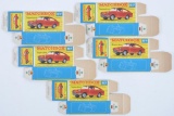 Group of 5 Matchbox F Superfast Boxes