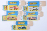 Group of 5 Matchbox G Superfast Boxes