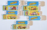 Group of 5 Matchbox G Superfast Boxes