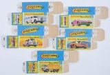 Group of 5 Matchbox G Superfast Boxes