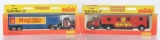 Group of 2 Solido Toner Gam III Die-Cast Semi Trucks and Trailers in Original Boxes