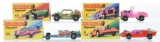 Group of 4 Matchbox Superfast Die-Cast Vehicles with Original Boxes