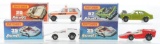 Group of 4 Matchbox Rola-Matics Die-Cast Vehicles with Original Boxes