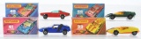 Group of 4 Matchbox Superfast Die-Cast Vehicles with Original Boxes