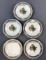 Group of 5 vintage Pullman sauce dishes