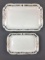 Vintage Erie Railroad rectangular serving plates