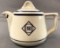 Vintage Hall Teapot Erie Railroad