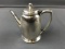 Vintage Southern Pacific Lines silver soldered pitcher/teapot with lid