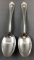 Group of 2 Erie Railroad Tablespoons