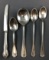 Group of 5 vintage CM & St P railroad flatware