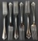 Group of 6 vintage Erie Railroad forks