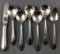 Group of 7 vintage Western Pacific railroad flatware pieces