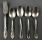 Group of 5 vintage Wabash Railroad Flatware pieces