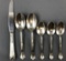 Group of 6 vintage Santa Fe flatware pieces