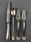 Group of 4 vintage Burlington Route flatware pieces