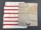 Group of 7 vintage GM and O railroad linens