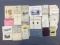 Group of vintage steamship programs, menus, and more