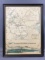 Vintage Framed Lehigh coal and navigation map