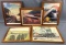 Group of 5 vintage railroad prints