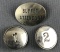 Vintage railroad pins