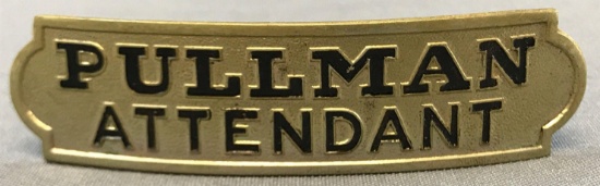 Vintage Pullman attendant hat badge