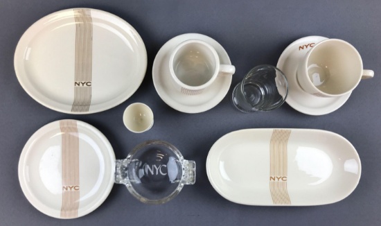 Vintage New York Central Dishes and glassware