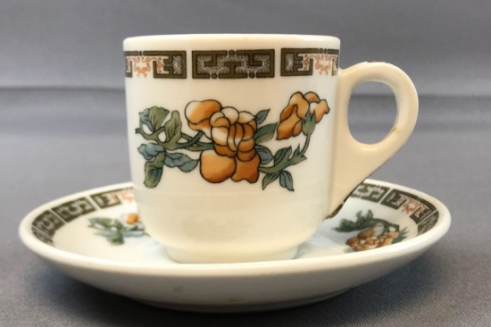 Vintage Demitasse Cup and saucer Pullman Company