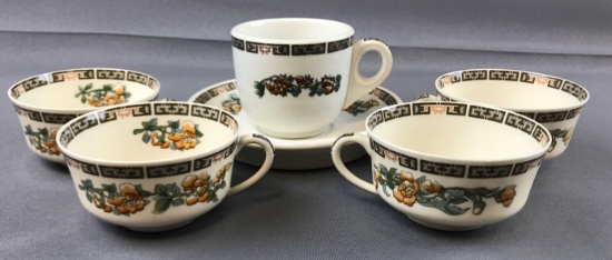 Group of 6 vintage Indian Tree China pieces