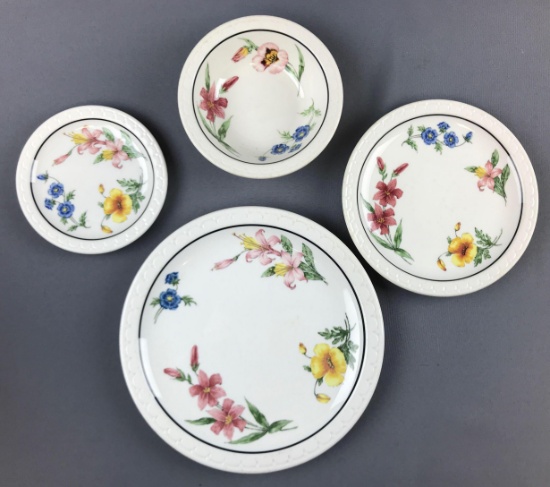 Group of 4 vintage Southern Pacific Lines dishes