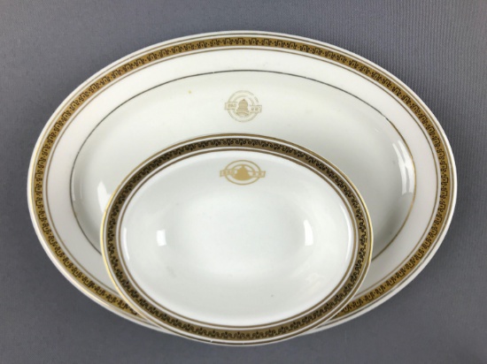 Vintage B&O railroad dishes