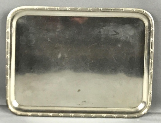 Vintage Pullman Company silver soldered tray