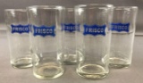 Group of 5 vintage Frisco glasses