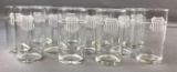 Group of 12 Vintage Union Pacific glasses