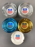 Group of 18 vintage Union Pacific Ashtrays