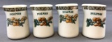 Group of 4 vintage Pullman Railroad Cream Pitchers