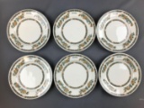 Group of 6 vintage Pullman Railroad salad plates