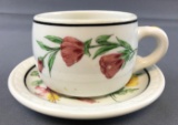 Vintage cup and saucer southern Pacific lines