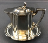 Vintage NYC Lines silver soldered creamer