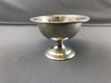 Vintage silver soldered compote bowl