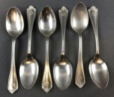 Group of 6 vintage Erie Railroad spoons