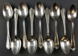 Group of 9 vintage Erie/Southern Pacific railroad spoons